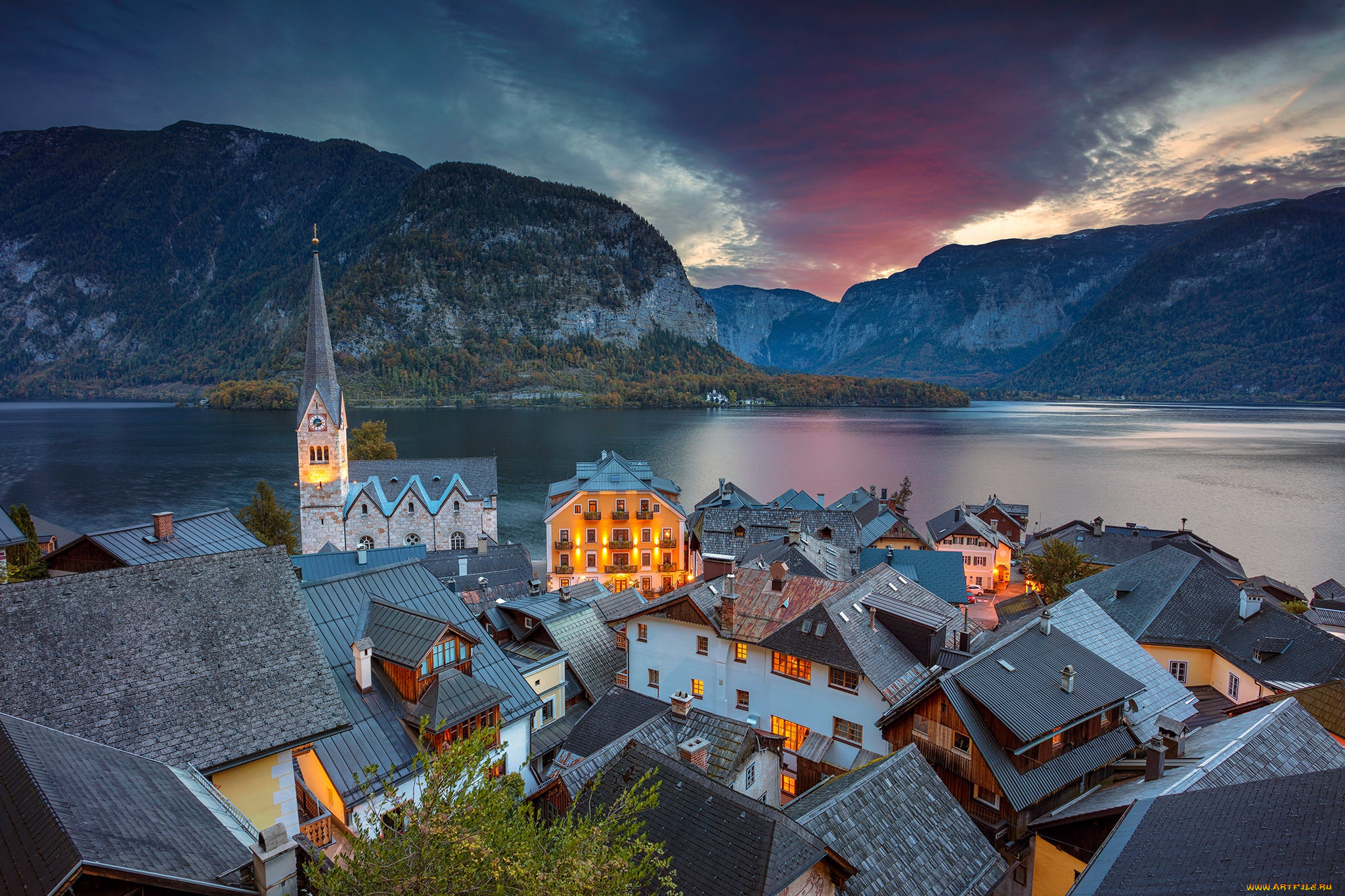 , - , alps, lake, hallstatt, , austria, , , , , , , , , 